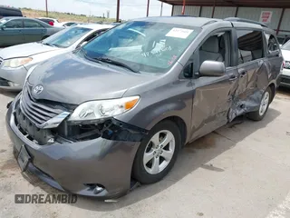 2015 Toyota Sienna LE AAS with VIN 5TDKK3DC8FS531431, listed as a IAAI auction lot 42372601 with 63,633 mi miles and . Bid and sale history available at DreamBid. Image 19.