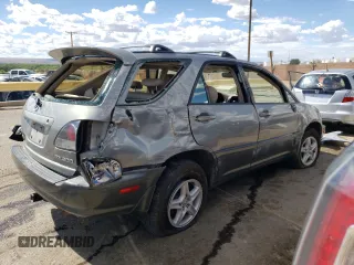 2001 Lexus RX 300 with VIN JTJHF10U610176298, listed as a Copart auction lot 50061124 with 0 mi miles and Salvage Title. Bid and sale history available at carsss.com. Image 3.