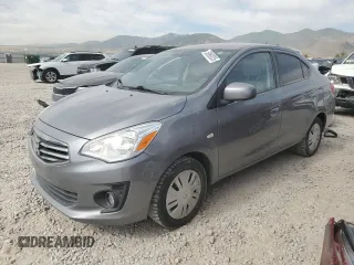 2018 Mitsubishi Mirage ES with VIN ML32F3FJ1JHF10889, listed as a Copart auction lot 58969205 with 49,347 mi miles and Salvage title. Bid and sale history available at DreamBid. Image 1.
