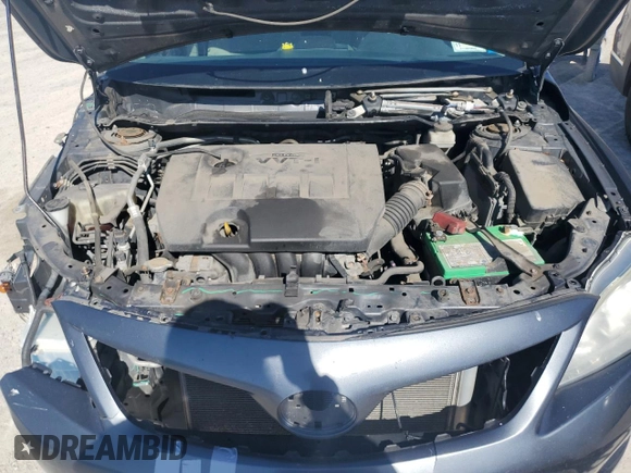 2013 Toyota Corolla L with VIN 2T1BU4EE5DC960581, listed as a Copart auction lot 54483525 with 128,127 mi miles and Salvage Title. Bid and sale history available at carsss.com. Image 11.