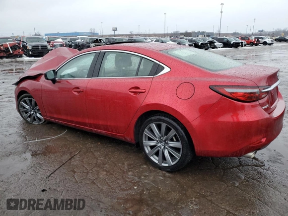 2020 Mazda 6 Touring with VIN JM1GL1VM1L1525218, listed as a Copart auction lot 89130045 with 42,612 mi miles and Salvage Title. Bid and sale history available at carsss.com. Image 2.