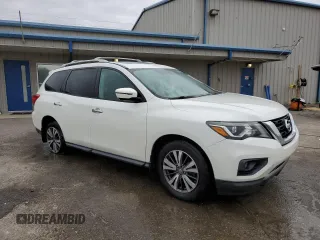 2017 Nissan Pathfinder SV z VIN 5N1DR2MN0HC606932, wystawiony jako Copart lot #44925615 z przebiegiem 127 566 mil mil oraz Szkody całkowita. Historia ofert i sprzedaży dostępna na DreamBid. Obrazek 4.