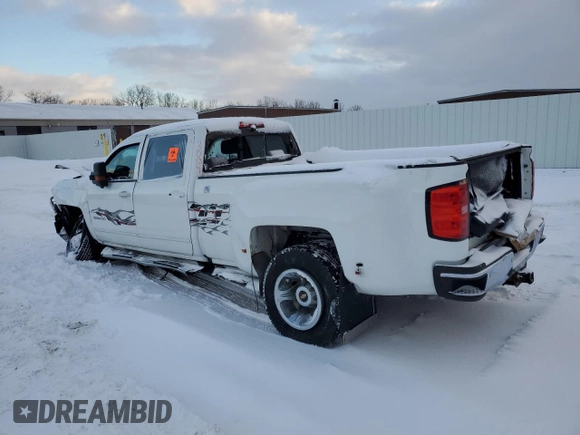 2017 Chevrolet Silverado 3500HD LT with VIN 1GC4KZCY3HF218153, listed as a Copart auction lot 42990405 with 0 mi miles and Salvage Title. Bid and sale history available at carsss.com. Image 2.