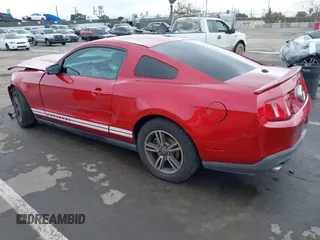 2012 Ford Mustang V6 Premium with VIN 1ZVBP8AM4C5226597, listed as a IAAI auction lot 41931578 with 120,320 mi miles. Bid and sale history available at carsss.com. Image 3.