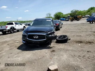 2020 Infiniti QX60 Luxe with VIN 5N1DL0MM5LC514737, listed as a Copart auction lot 55280145 with 93,168 mi miles and Salvage title. Bid and sale history available at DreamBid. Image 14.