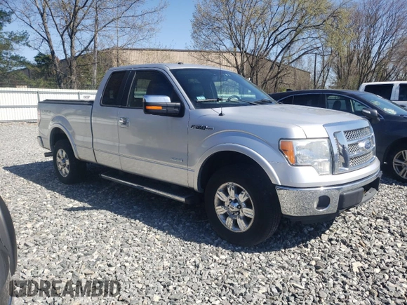 2011 Ford F-150 XL with VIN 1FTFX1ET6BFB27592, listed as a Copart auction lot 54523715 with 158,628 mi miles and Clean Title. Bid and sale history available at carsss.com. Image 4.