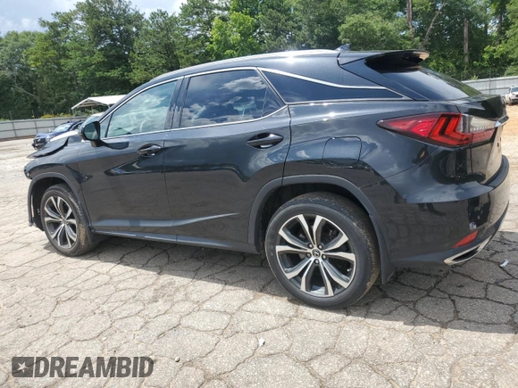 2020 Lexus RX 350 with VIN 2T2HZMDA8LC216493, listed as a Copart auction lot 61396315 with 43,650 mi miles and Salvage title. Bid and sale history available at DreamBid. Image 2.