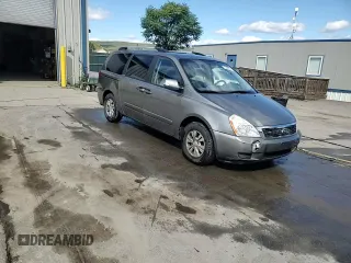 2012 Kia Sedona LX with VIN KNDMG4C7XC6429290, listed as a Copart auction lot 75205014 with 131,359 mi miles and Salvage Title. Bid and sale history available at carsss.com. Image 14.