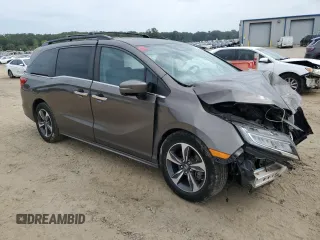 2020 Honda Odyssey Touring with VIN 5FNRL6H80LB022422, listed as a Copart auction lot 72515944 with Not Provided miles and Salvage Title. Bid and sale history available at DreamBid. Image 4.