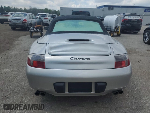2000 Porsche 911 with VIN WP0CA2992YS654053, listed as a Copart auction lot 56706365 with 153,481 mi miles and Clean title. Bid and sale history available at DreamBid. Image 6.