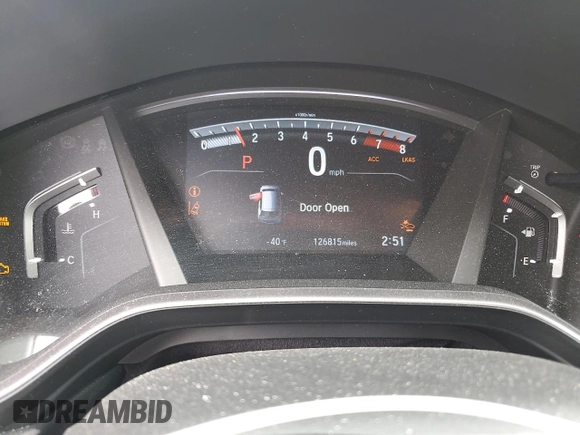 2018 Honda CR-V EX-L z VIN 2HKRW2H89JH675314, wystawiony jako Copart lot #58547525 z przebiegiem 1 268 mil mil oraz Szkoda całkowita • Salvage title. Historia ofert i sprzedaży dostępna na DreamBid. Obrazek 9.