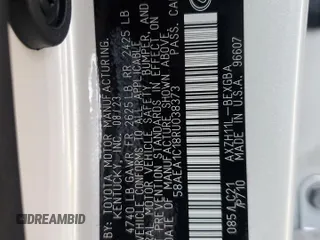 2024 Lexus ES 300h Luxury с VIN 58AEA1C18RU038373, выставлен на аукционе Copart как лот 43437385 с пробегом Не указан миль и Списание • Salvage title. История ставок и продаж доступна на DreamBid. Изображение 14.