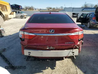 2013 Lexus ES 300h Hybrid with VIN JTHBW1GG6D2023419, listed as a Copart auction lot 47447185 with 0 mi miles and Salvage Title. Bid and sale history available at carsss.com. Image 6.