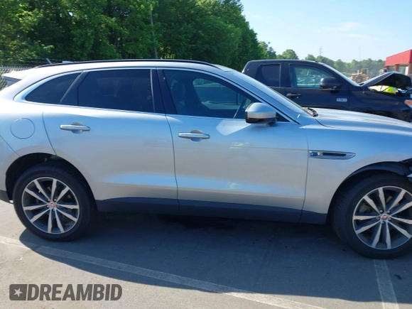 2018 Jaguar F-Pace 35t Prestige with VIN SADCK2EV7JA252495, listed as a IAAI auction lot 42182757 with 48,230 mi miles and . Bid and sale history available at DreamBid. Image 14.