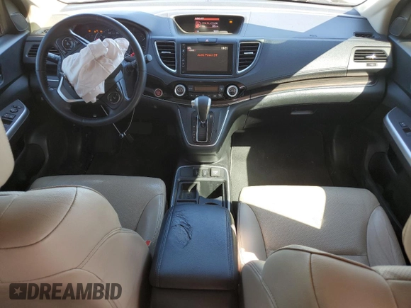 2015 Honda CR-V EX-L with VIN 5J6RM4H72FL051375, listed as a Copart auction lot 50265015 with 104,791 mi miles and Salvage Title. Bid and sale history available at DreamBid. Image 8.