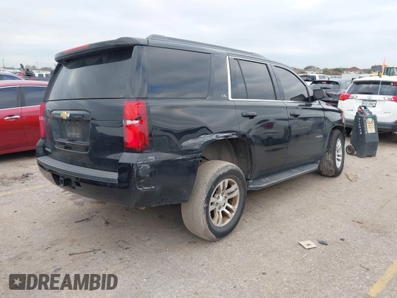 2016 Chevrolet Tahoe LS with VIN 1GNSCAEC3GR360014, listed as a IAAI auction lot 41218354 with Not provided miles and . Bid and sale history available at DreamBid. Image 4.