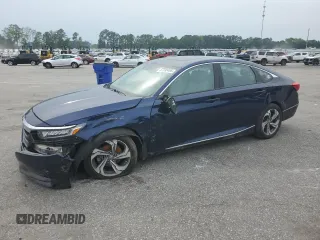 2018 Honda Accord EX-L with VIN 1HGCV1F52JA178724, listed as a Copart auction lot 57096465 with Not provided miles and Salvage title. Bid and sale history available at DreamBid. Image 1.