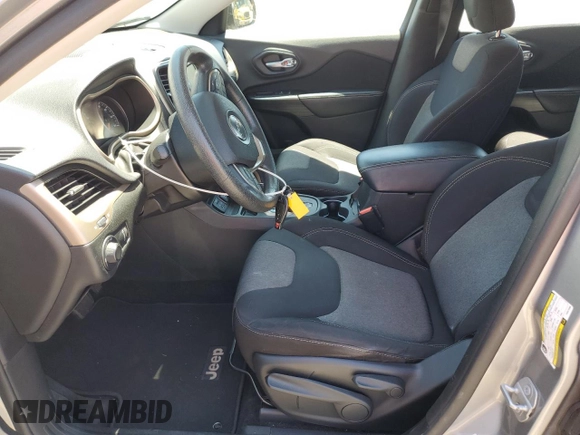 2015 Jeep Cherokee Sport с VIN 1C4PJLABXFW573085, выставлен на аукционе Copart как лот 65019735 с пробегом 78 181 миль миль и Чистый • Clean title. История ставок и продаж доступна на DreamBid. Изображение 7.
