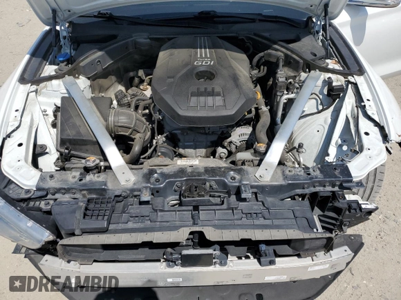 2020 Genesis G70 2.0T with VIN KMTG34LA5LU064227, listed as a Copart auction lot 59328375 with 77,287 mi miles and Salvage title. Bid and sale history available at DreamBid. Image 11.