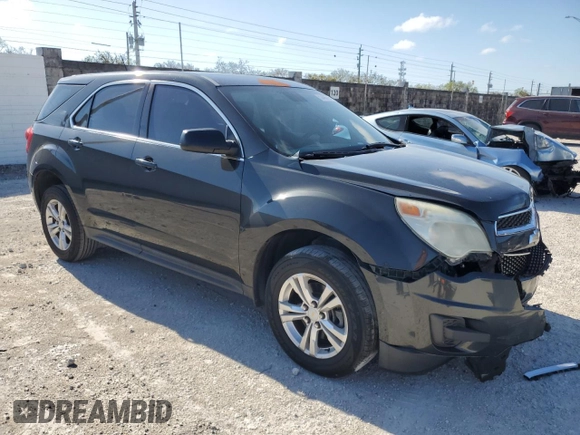 2013 Chevrolet Equinox LS with VIN 2GNALBEKXD6427174, listed as a Copart auction lot 53486765 with 199,017 mi miles and Salvage Title. Bid and sale history available at carsss.com. Image 4.