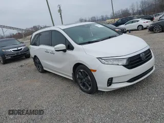 2024 Honda Odyssey Elite with VIN 5FNRL6H91RB036962, listed as a IAAI auction lot 41780441 with 16,455 mi miles. Bid and sale history available at carsss.com. Image 1.