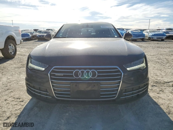 2017 Audi A7 Premium Plus with VIN WAUW2AFCXHN124798, listed as a Copart auction lot 89007825 with 160,822 mi miles and Salvage Title. Bid and sale history available at carsss.com. Image 5.
