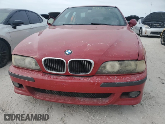 2000 BMW M5 z VIN WBSDE9345YBZ94093, wystawiony jako Copart lot #74606874 z przebiegiem Nie podano mil oraz Nie do naprawy • Non repairable. Historia ofert i sprzedaży dostępna na DreamBid. Obrazek 5.