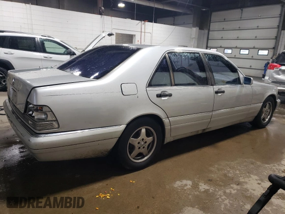 1997 Mercedes-Benz S-Class with VIN WDBGA43G9VA368446, listed as a Copart auction lot 86606604 with 181,715 mi miles and Non Repairable. Bid and sale history available at carsss.com. Image 3.
