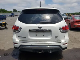 2014 Nissan Pathfinder SL with VIN 5N1AR2MM2EC662215, listed as a Copart auction lot 61198205 with 152,409 mi miles and Salvage title. Bid and sale history available at DreamBid. Image 6.