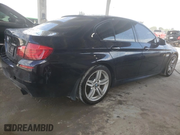 2013 BMW 5 Series 535i xDrive with VIN WBAFU7C5XDDU70417, listed as a Copart auction lot 60244315 with 182,264 mi miles and Clean title. Bid and sale history available at DreamBid. Image 3.
