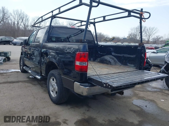 2008 Ford F-150 XLT with VIN 1FTPW14V98FB55518, listed as a IAAI auction lot 41803124 with 261,845 mi miles. Bid and sale history available at carsss.com. Image 3.
