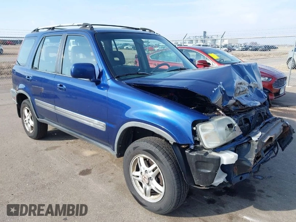 1999 Honda CR-V EX with VIN JHLRD1866XC063321, listed as a IAAI auction lot 41912243 with 278,464 mi miles. Bid and sale history available at carsss.com. Image 1.