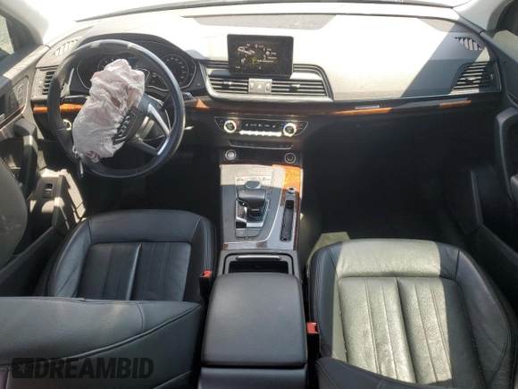 2018 Audi Q5 Premium with VIN WA1ANAFY0J2040684, listed as a Copart auction lot 54777815 with 77,504 mi miles and Salvage title. Bid and sale history available at DreamBid. Image 8.