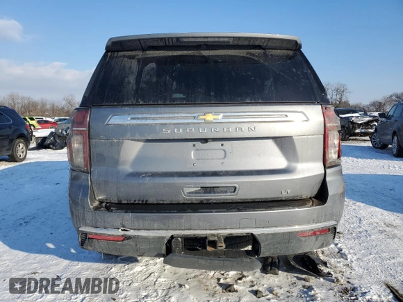2021 Chevrolet Suburban LT z VIN 1GNSCCKD4MR260637, wystawiony jako Copart lot #41653615 z przebiegiem 94 807 mil mil oraz Szkoda całkowita • Salvage title. Historia ofert i sprzedaży dostępna na DreamBid. Obrazek 6.