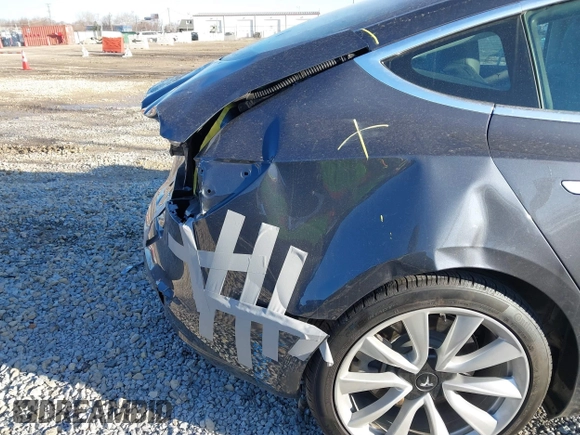 2020 Tesla Model 3 Long Range with VIN 5YJ3E1EB9LF795408, listed as a IAAI auction lot 41735428 with 56,013 mi miles. Bid and sale history available at carsss.com. Image 19.