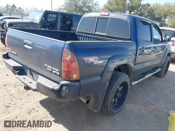 2008 Toyota Tacoma PreRunner with VIN 3TMJU62N78M062878, listed as a IAAI auction lot 41781780 with 247,276 mi miles. Bid and sale history available at carsss.com. Image 4.