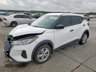 2024 Nissan Kicks S with VIN 3N1CP5BV9RL522109, listed as a Copart auction lot 51098465 with 6,391 mi miles and Salvage Title. Bid and sale history available at carsss.com. Image 1.