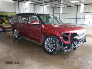 2022 Jeep Grand Wagoneer Series III z VIN 1C4SJVGP3NS113264, wystawiony jako Copart lot #84120074 z przebiegiem Nie podano mil oraz Szkoda całkowita • Salvage title. Historia ofert i sprzedaży dostępna na DreamBid. Obrazek 4.