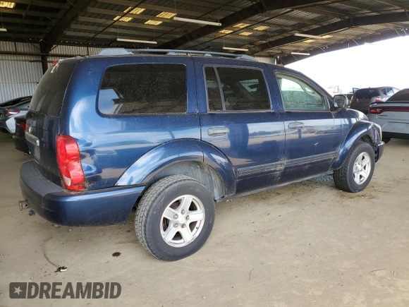 2004 Dodge Durango SLT with VIN 1D4HB48N44F186037, listed as a Copart auction lot 52209185 with 175,788 mi miles and Clean title. Bid and sale history available at DreamBid. Image 3.