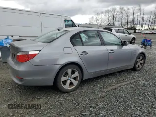 2007 BMW 5 Series 530xi with VIN WBANF73517CY16676, listed as a Copart auction lot 51136895 with Not Provided miles and Clean Title. Bid and sale history available at carsss.com. Image 3.
