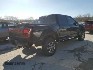 2017 Ford F-150 Raptor with VIN 1FTFW1RG1HFC89834, listed as a Copart auction lot 48938735 with 120,701 mi miles and Salvage Title. Bid and sale history available at carsss.com. Image 3.