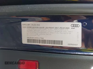 2021 Audi A6 Premium Plus with VIN WAUE3AF26MN047566, listed as a IAAI auction lot 41646389 with 30,039 mi miles. Bid and sale history available at carsss.com. Image 9.