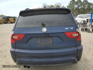 2006 BMW X3 3.0i with VIN WBXPA93456WG79189, listed as a Copart auction lot 50843935 with 176,708 mi miles and Salvage Title. Bid and sale history available at carsss.com. Image 6.
