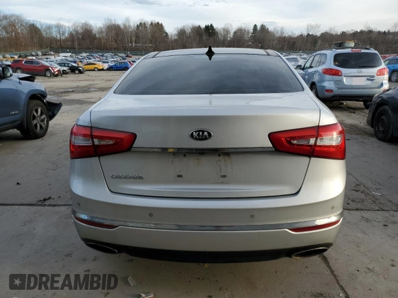 2016 Kia Cadenza Premium with VIN KNALN4D70G5204661, listed as a Copart auction lot 79271644 with 164,418 mi miles and Salvage Title. Bid and sale history available at carsss.com. Image 6.