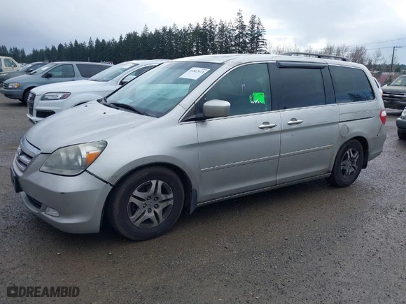 2007 Honda Odyssey EX-L with VIN 5FNRL38797B076409, listed as a IAAI auction lot 41862624 with 225,205 mi miles. Bid and sale history available at carsss.com. Image 2.