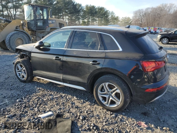 2019 Audi Q5 Premium with VIN WA1ANAFY1K2059956, listed as a Copart auction lot 88662605 with 45,356 mi miles and Salvage Title. Bid and sale history available at carsss.com. Image 2.