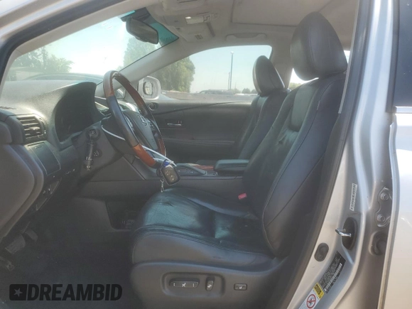 2011 Lexus RX 450h with VIN JTJBC1BA7B2420158, listed as a Copart auction lot 59181095 with 262,782 mi miles and Salvage title. Bid and sale history available at DreamBid. Image 7.
