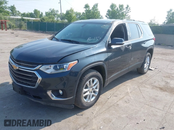 2019 Chevrolet Traverse LT Cloth with VIN 1GNERGKW0KJ151026, listed as a IAAI auction lot 42745723 with Not provided miles and . Bid and sale history available at DreamBid. Image 2.