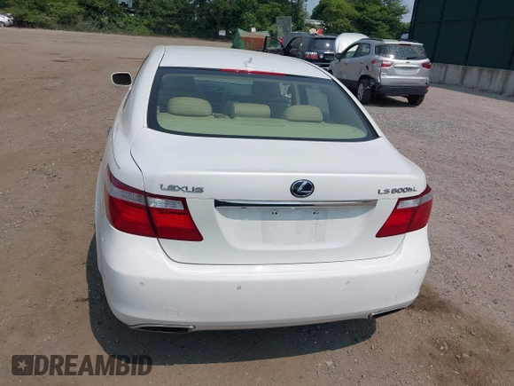 2008 Lexus LS 600h L with VIN JTHDU46F385005344, listed as a IAAI auction lot 42415220 with 109,971 mi miles and . Bid and sale history available at DreamBid. Image 16.