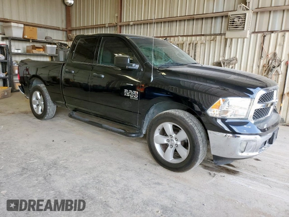 2021 Ram 1500 Tradesman with VIN 1C6RR6FG8MS508223, listed as a Copart auction lot 56572805 with 46,777 mi miles and Salvage title. Bid and sale history available at DreamBid. Image 4.